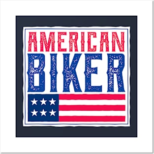 American Biker Posters and Art